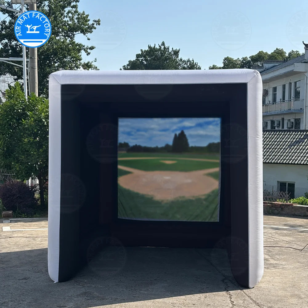 Inflatable Golf Swing Simulator Net Cage
