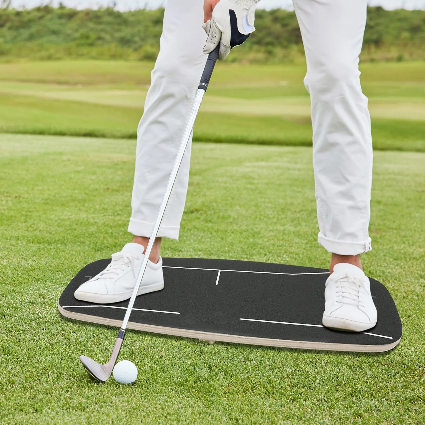 Hign-concerned Golf Training Aid Indoor Weight Shift Board