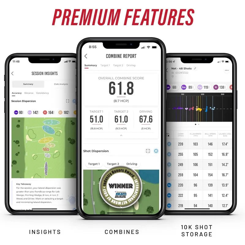 YTYINH Mobile Launch Monitor Golf With GPS And Shot Trace