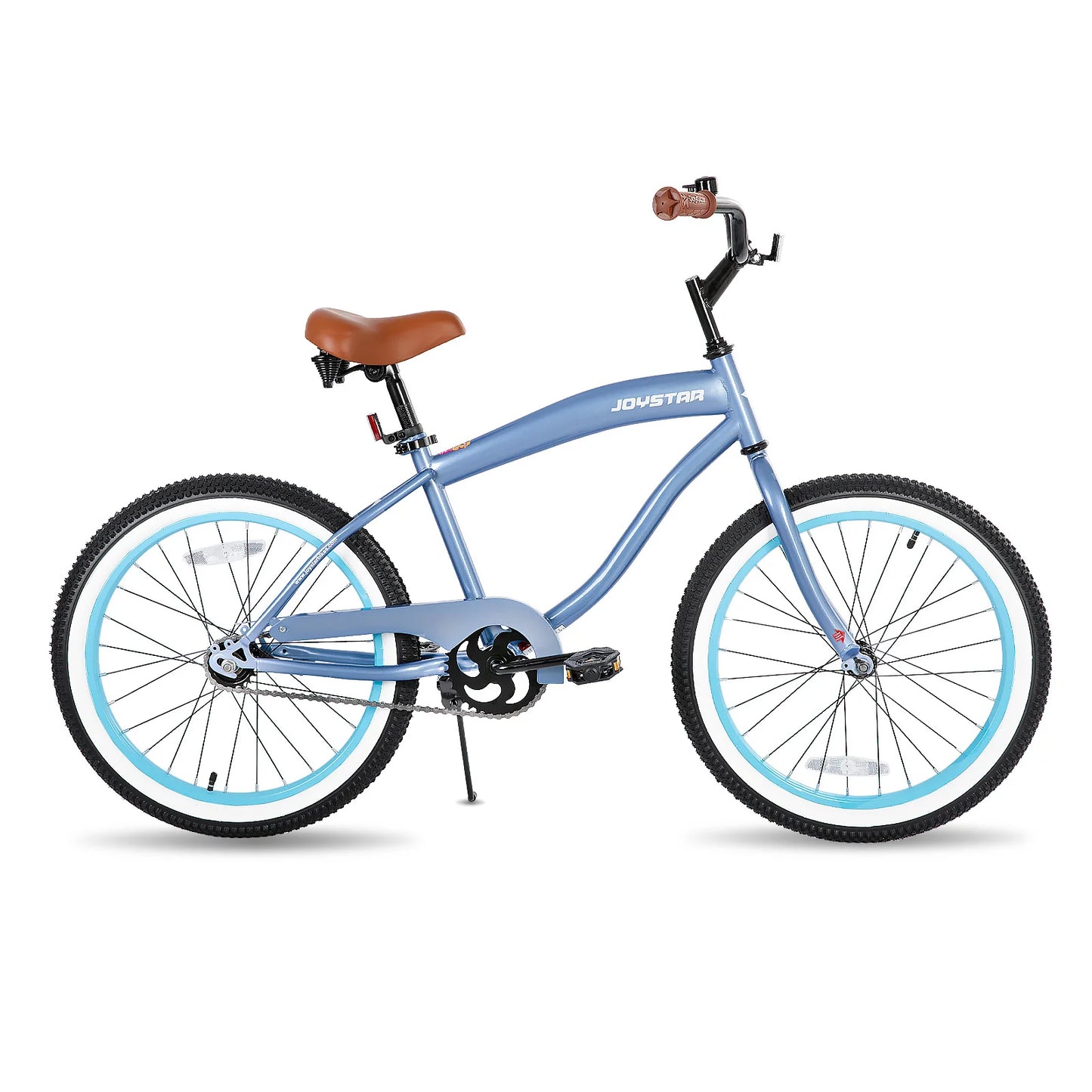 JOYSTAR Beach Cruiser Bike All Ages Single Speed Coaster Brake Sturdy Steel Frame