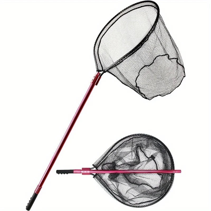 Hign Concerned Telescopic Aluminum Rubber Fishing Net