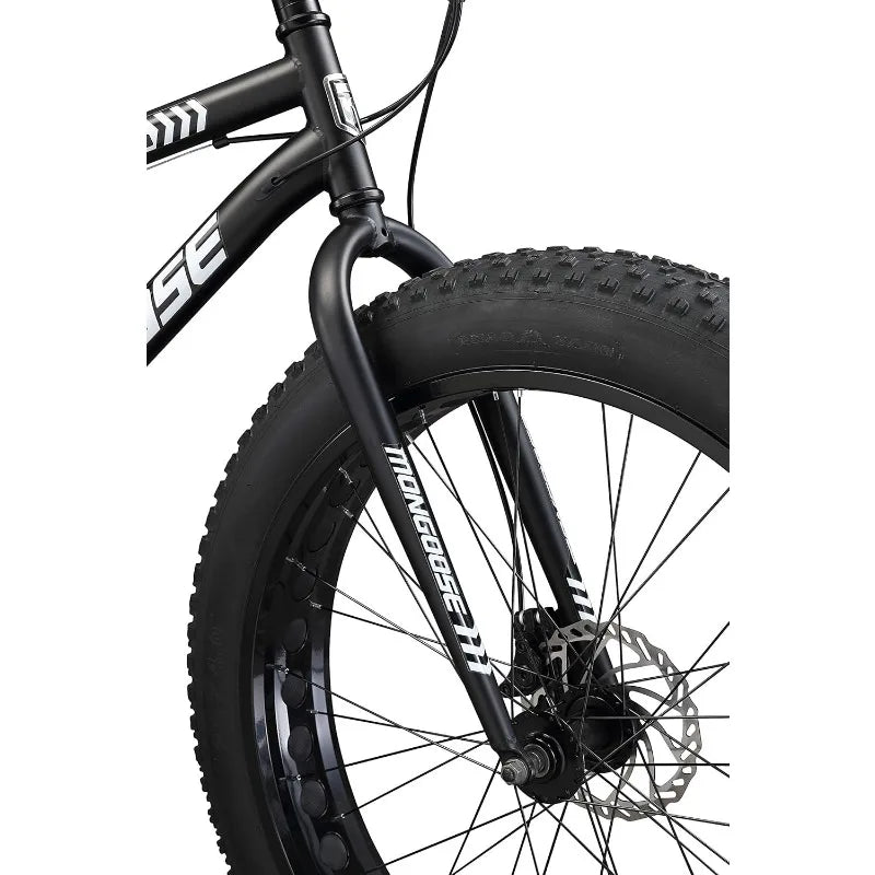 YTYIN Fat Tire Mountain Bike Steel Frame Suspension