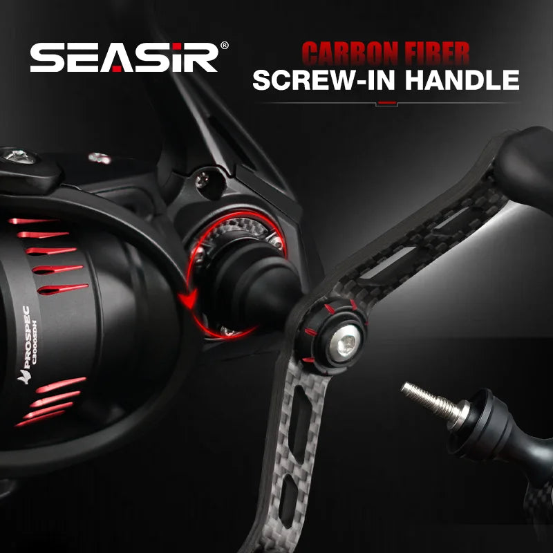 SeaSir P Series Ultralight Spinning Reel Carbon 8 1BB 9Kg