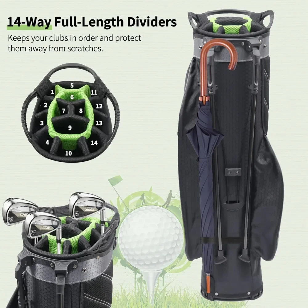 Pro Gear Sporting Goods 14 Way Golf Stand Bag Dividers