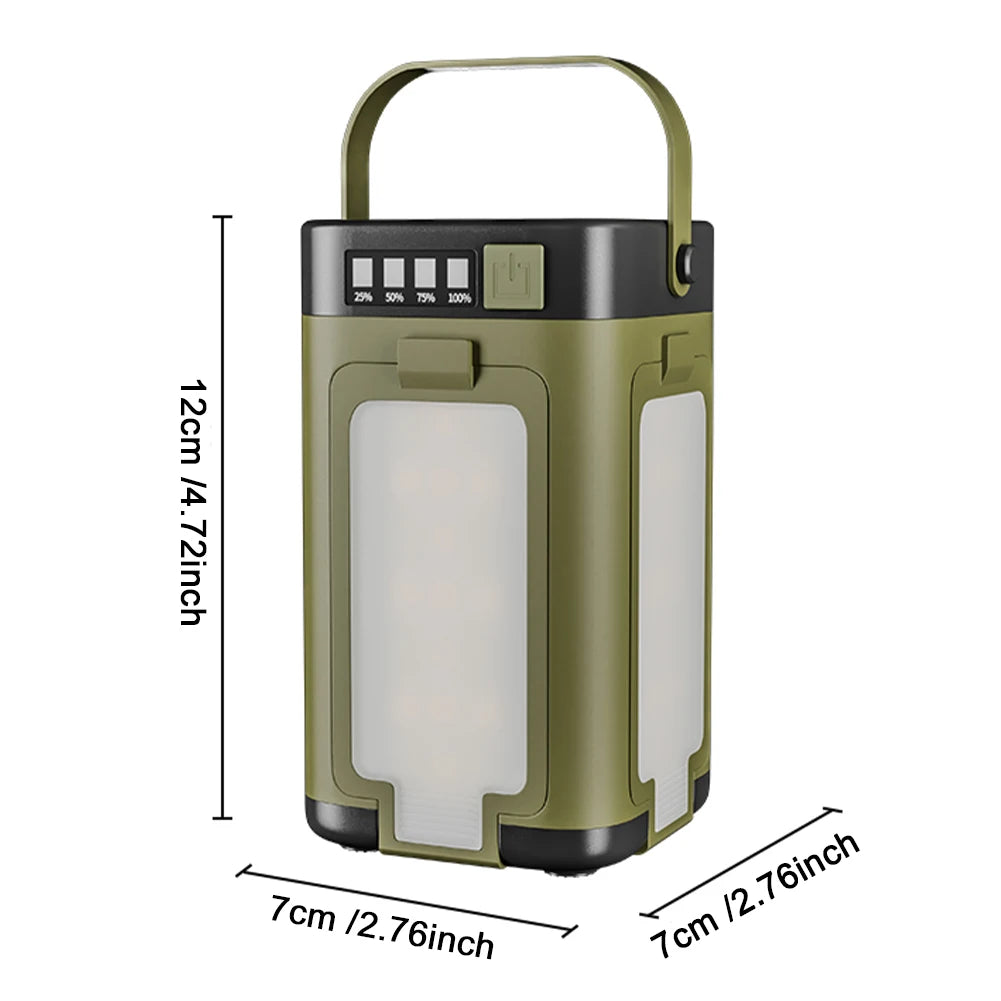Alloet Foldable Solar Rechargeable Camping Lantern Battery