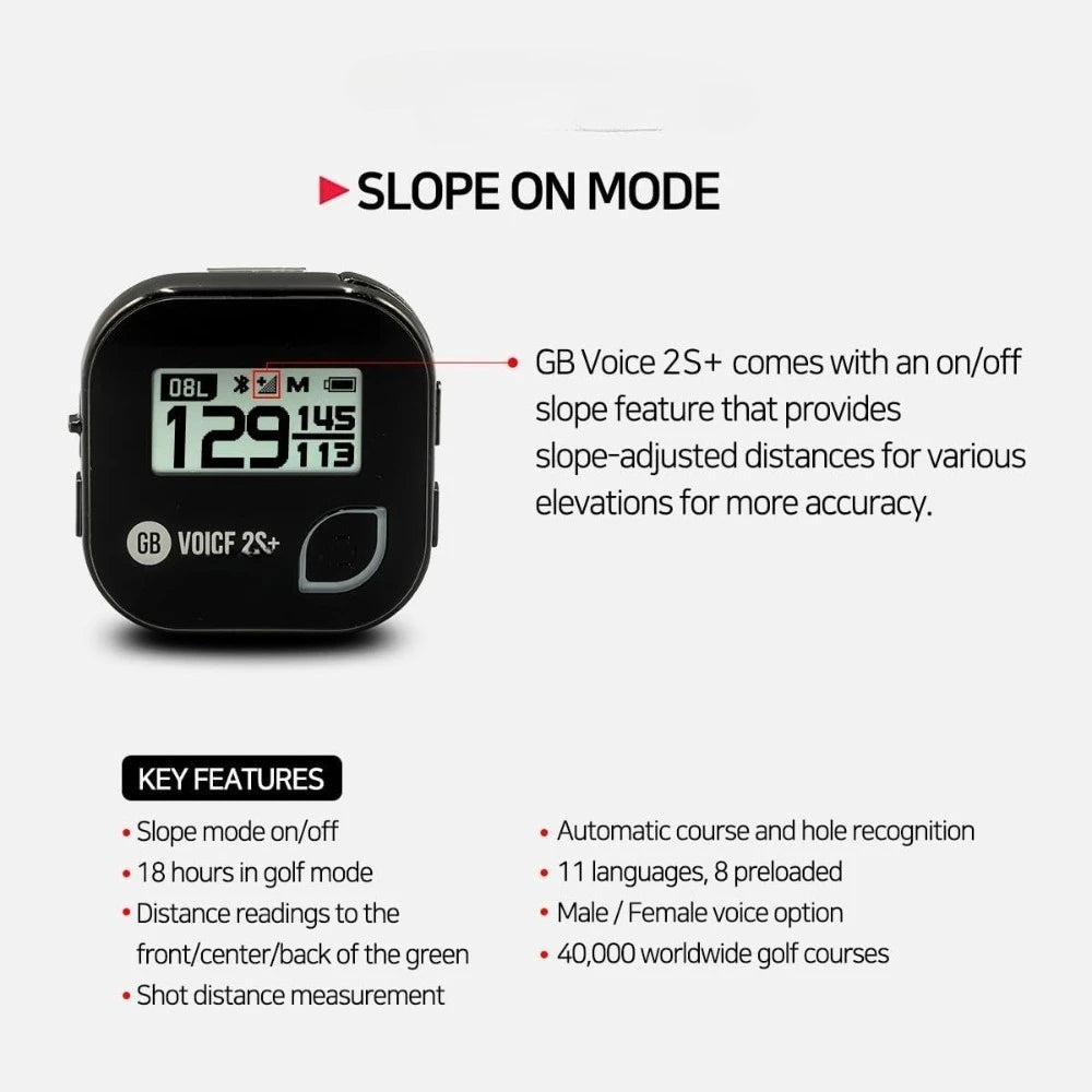Hign-concerned Golf GPS Voice 2S Rangefinder With Clip Hat