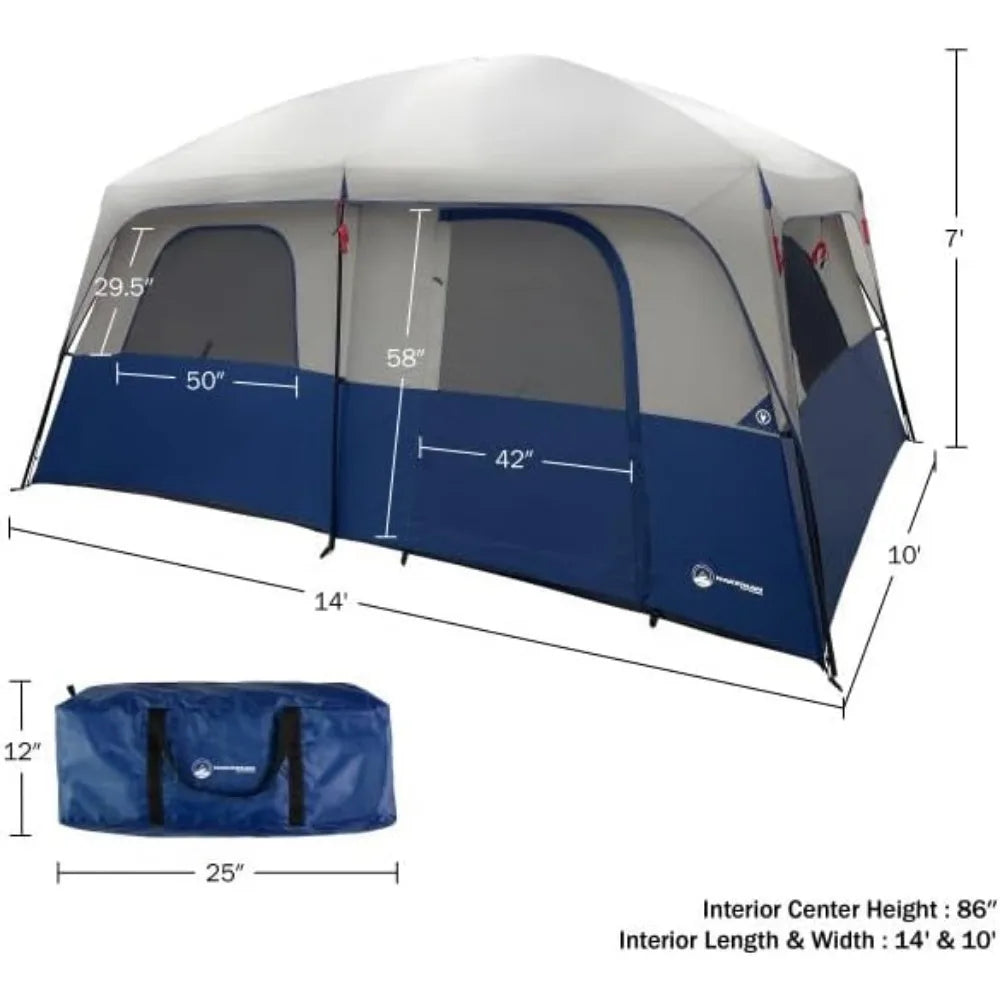 Pro Gear Sporting Goods 10 Person Tent With Room Divider