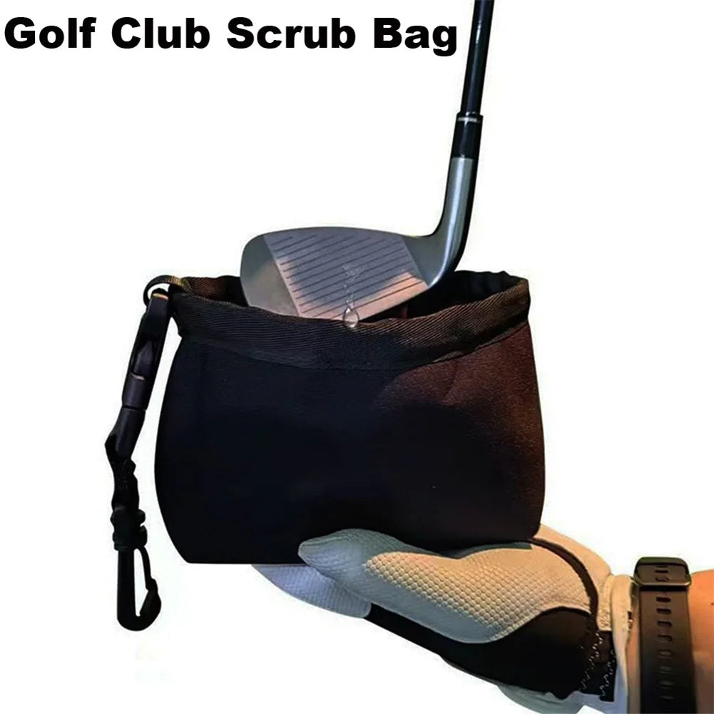 Mojoyce Portable Golf Club And Ball Cleaning Bag With Clip