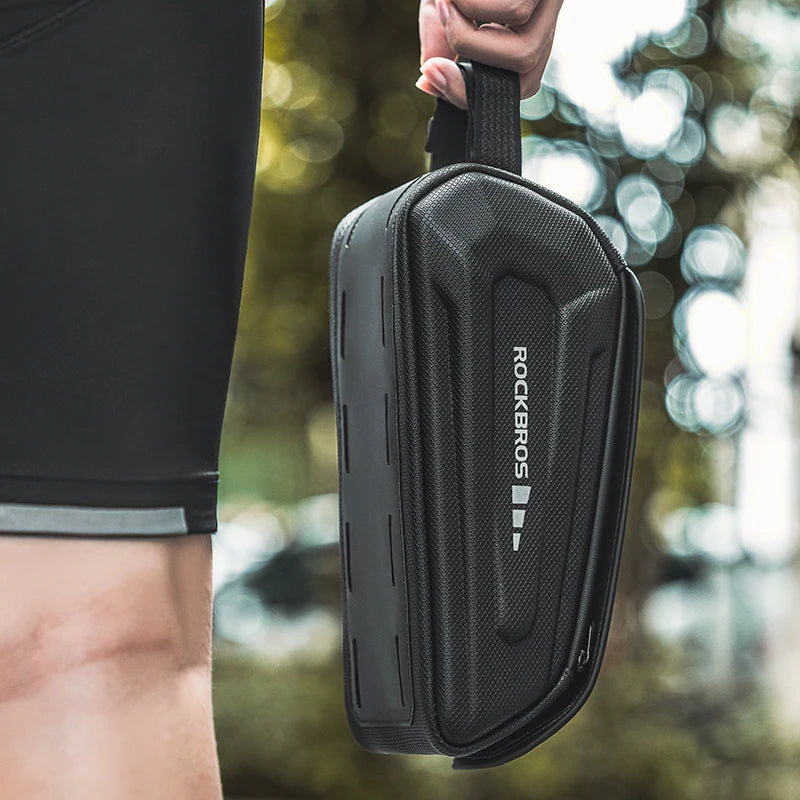 RockBros Waterproof Hard Shell Front Frame Bike Phone Bag