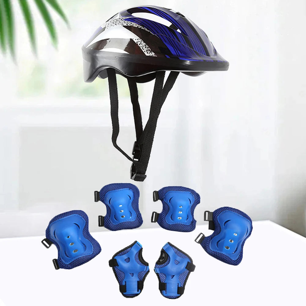 Kids Safety Ride Protection Gear Set Helmet For Skateboard Scooter