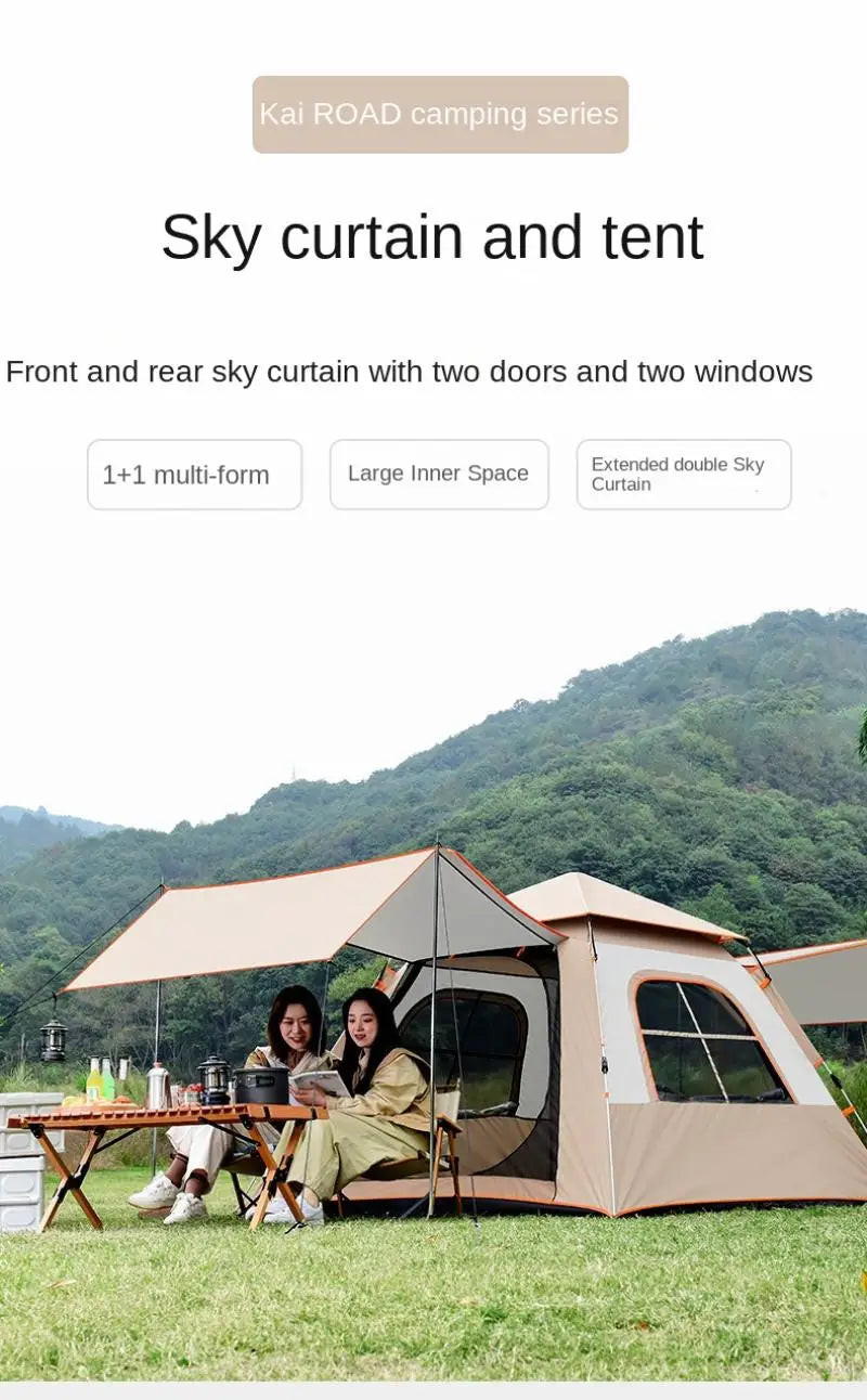 Pro Gear Sporting Goods Automatic Camping Tent With Canopy