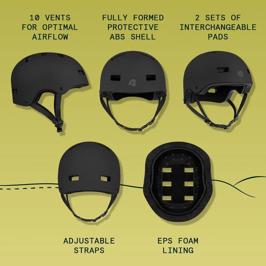 Highconcerned Retrospec Dakota Adult Bike Helmet MultiSport Protection For BMX Skating