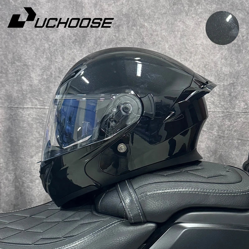 UCHOOSE Motorcycle Modular Flip Up Helmet For Off Road