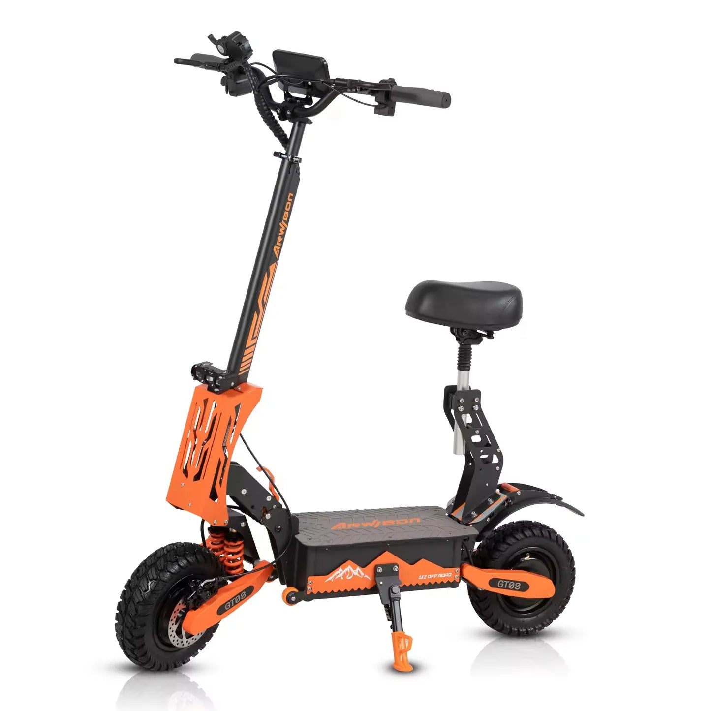Arwibon 5600W Electric Scooter Dual Motor Folding Seat