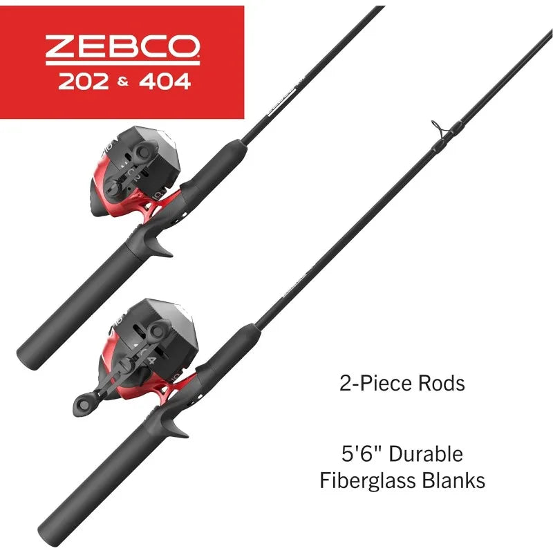 YTYIN Spincast Rod And Reel Combo Pack Two Units Kit