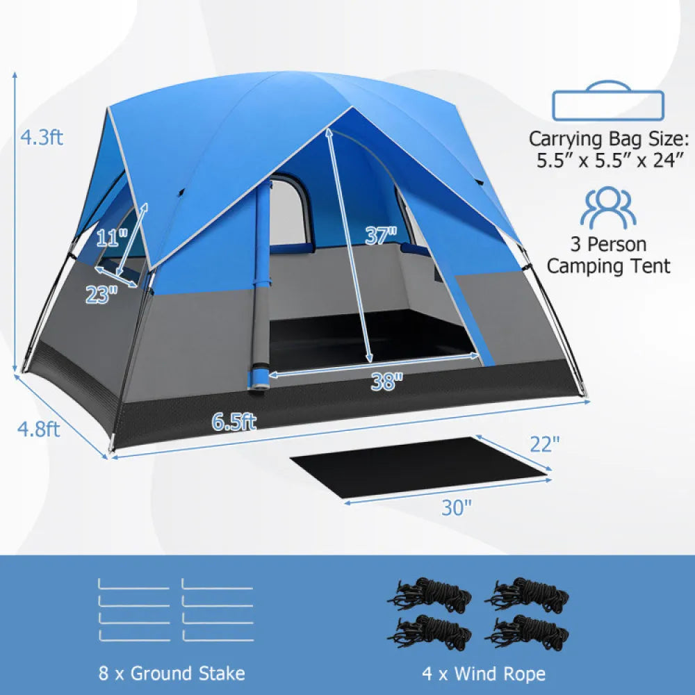Pro Gear Sporting Goods Camping Tent Removable Floor Mat