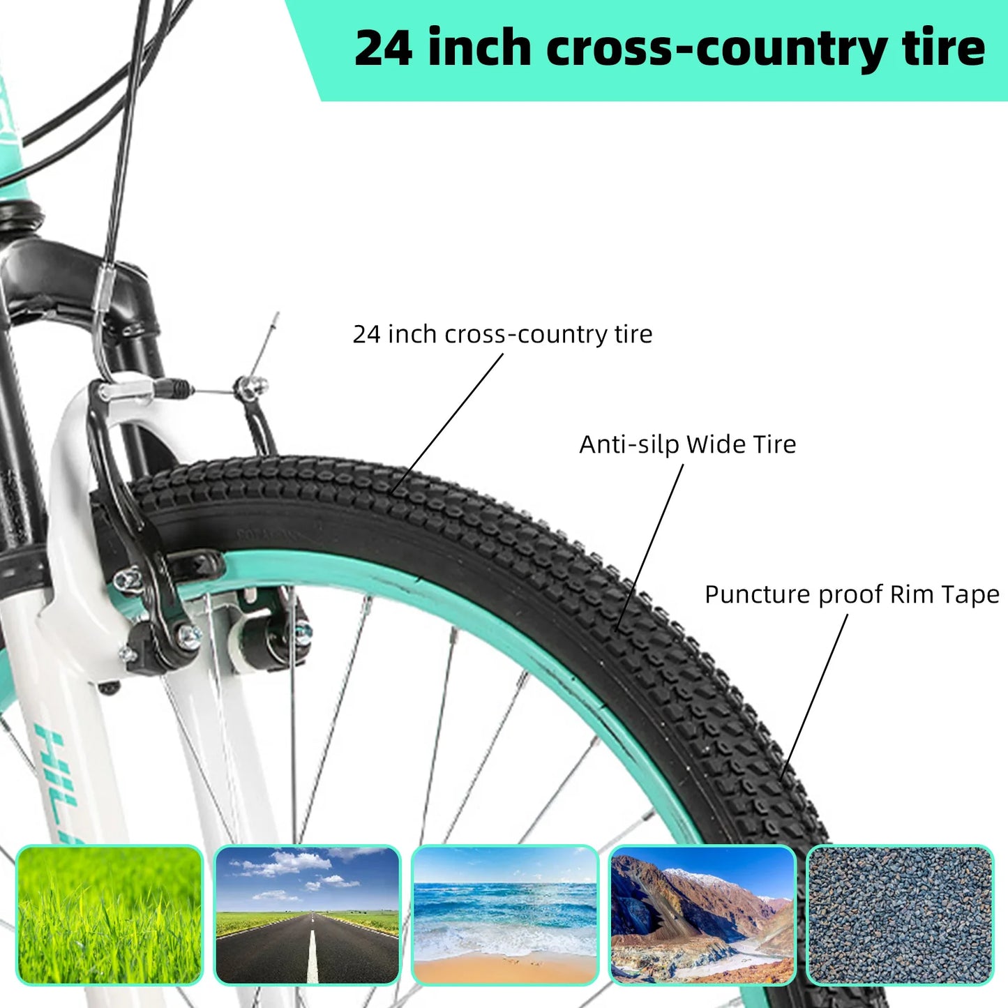 Joystar Kids Mountain Bike For Boys And Girls Dual Handbrakes
