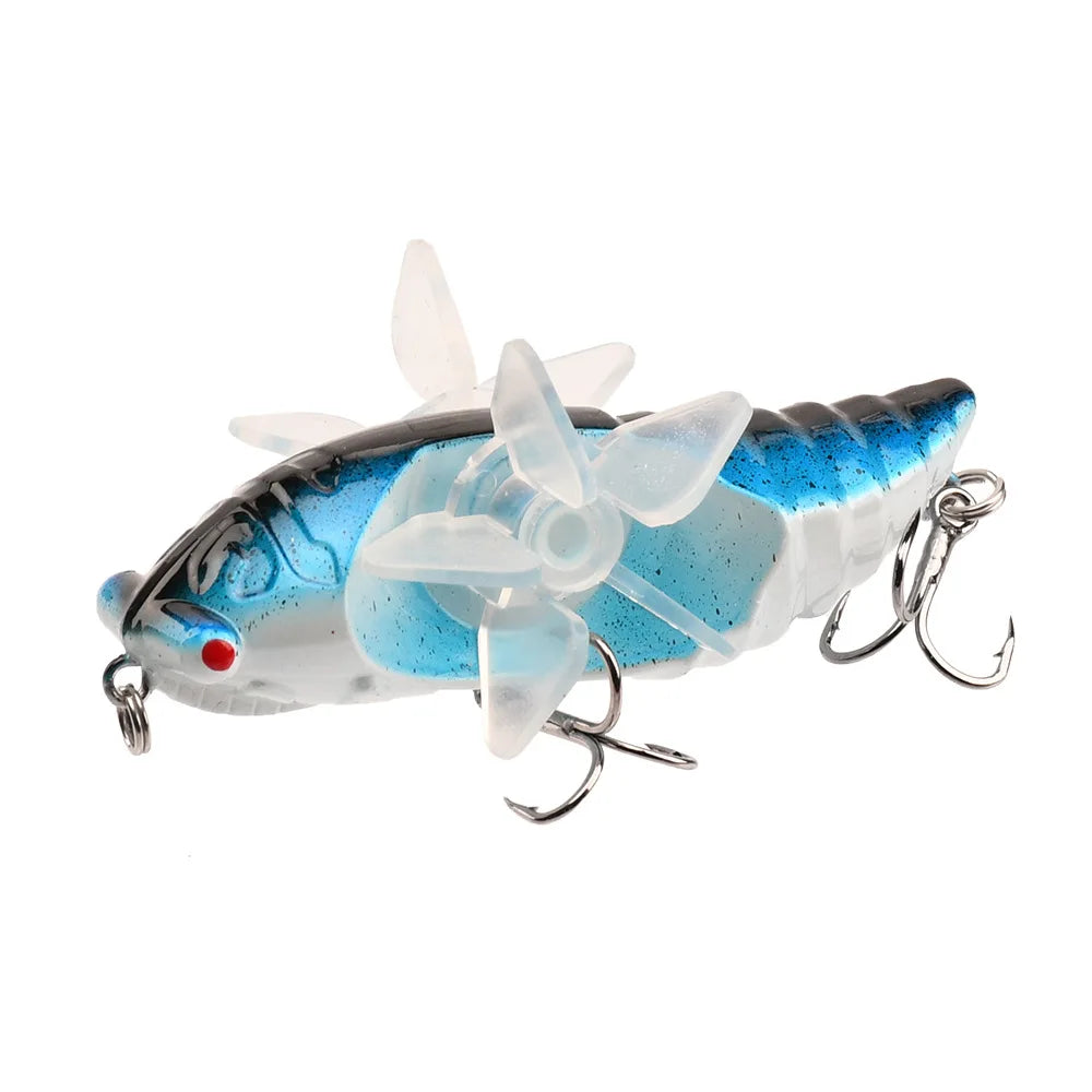 Popper Spin Fishing Lure Floating Hard Bait For Bass