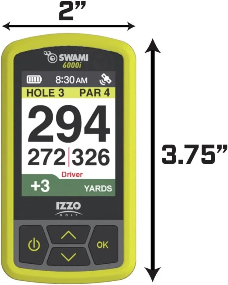 Good Swami 6000 Handheld Golf GPS Water Resistant Display