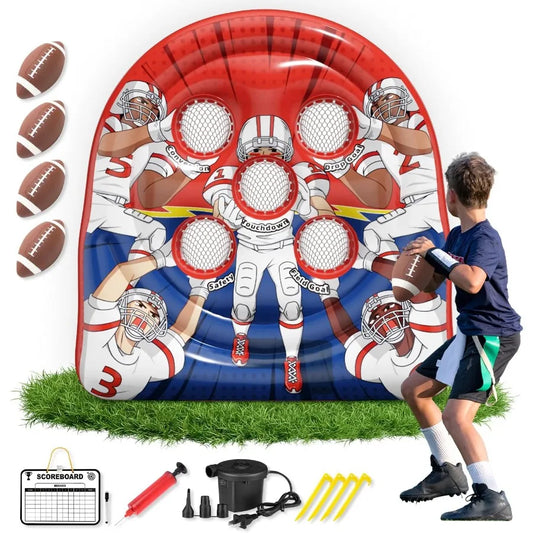 Inflatable Football Target Toss Game for Carnival Party by Design