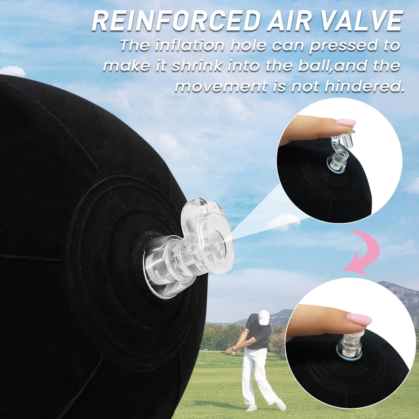 Hign-concerned Golf Smart Ball Training Aid Air Pump