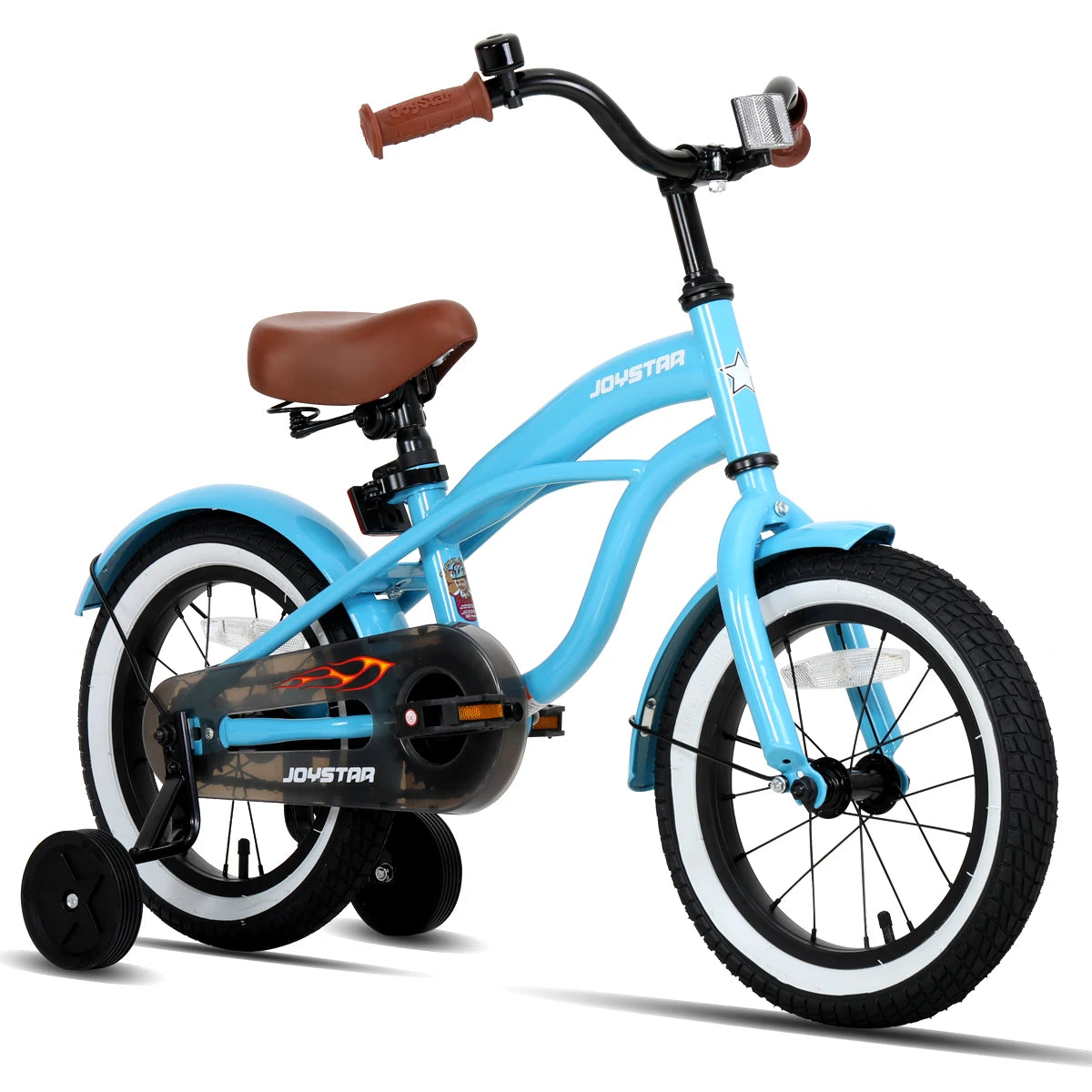 JOYSTAR Girls Bike With Training Wheel Princess Theme