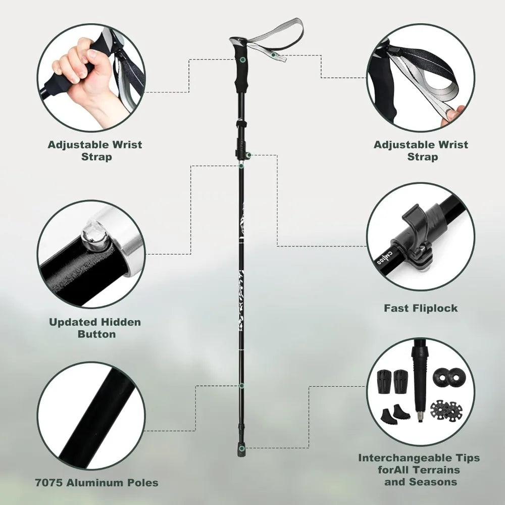 Pro Gear Sporting Goods Hiking Pole 7075 Aluminum Lite