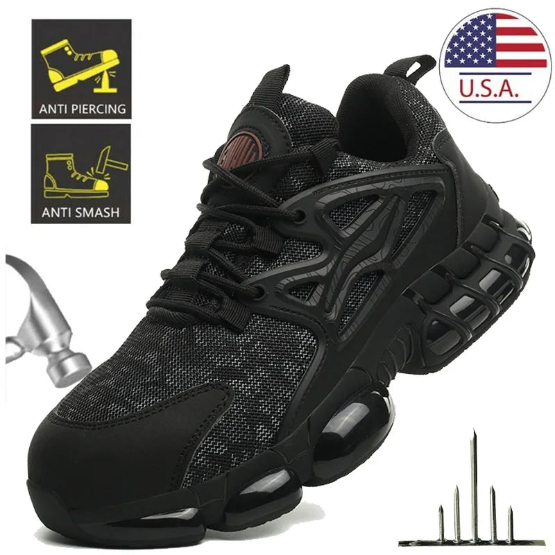 Pro Gear Sporting Goods Lightweight Steel Toe Work Shoes