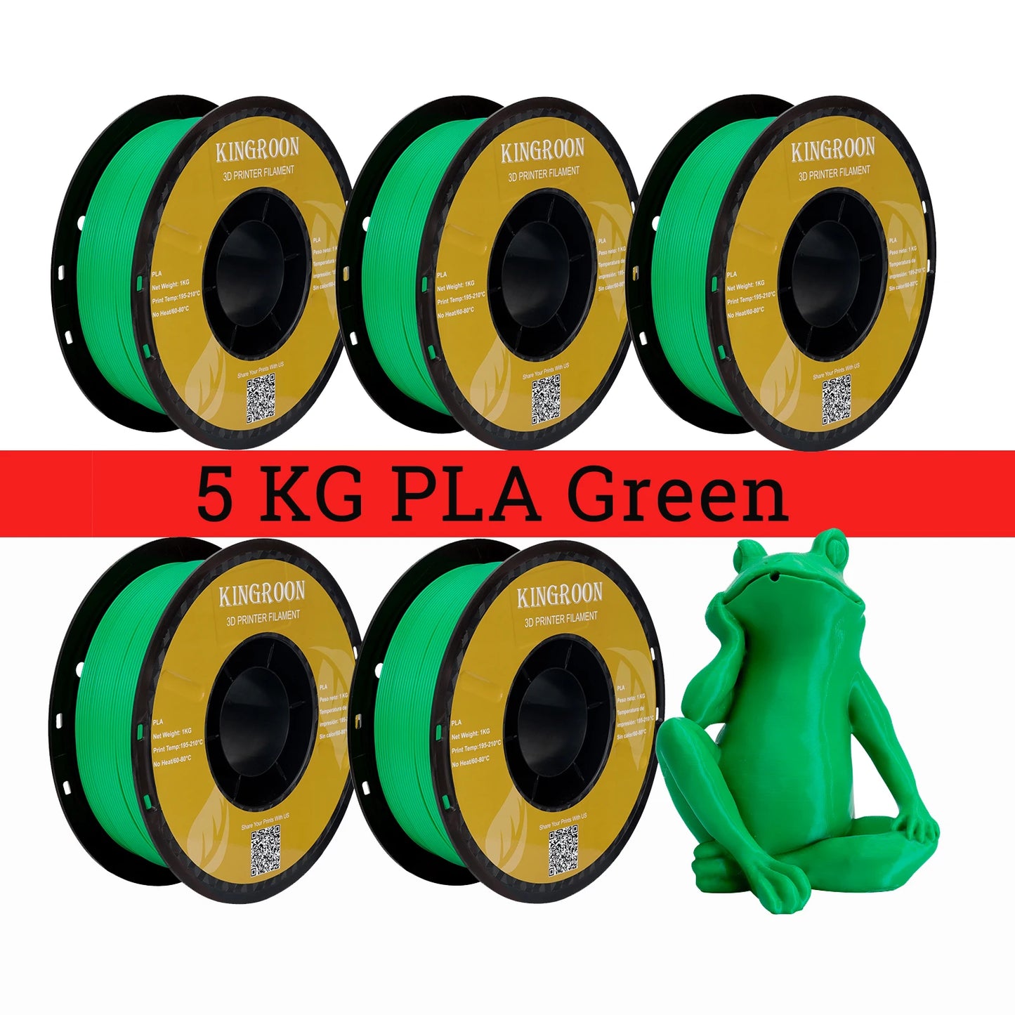 Kingroon High Quality PLA Filament Eco Friendly 3D Printing