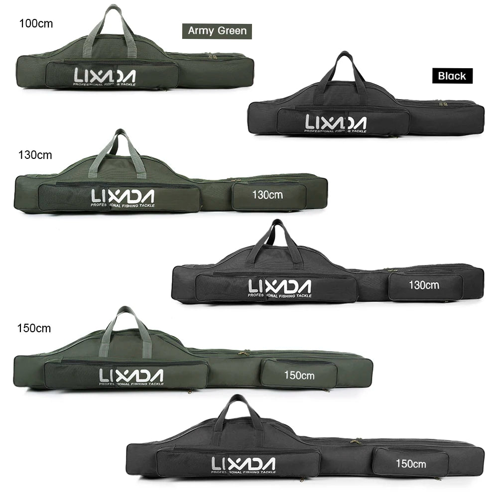 Fishing Rod Reel Tackle Bag Carry Case
