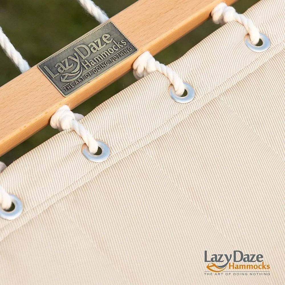 General Quilted Double Fabric Hammock With Spreader Bars