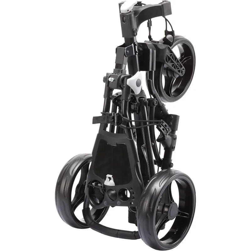 YTYIN Golf Push Cart 3 Wheel With 360 Rotating Front Wheel