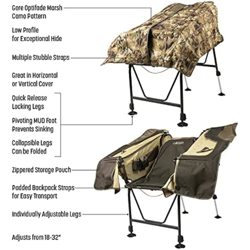 Hign-concerned InvisiMan Blind System For Waterfowl Hunting