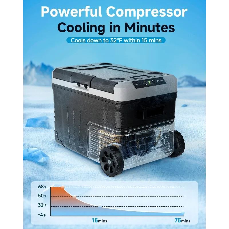 Pro Gear Sporting Goods Portable Car Fridge 12V DC 24V