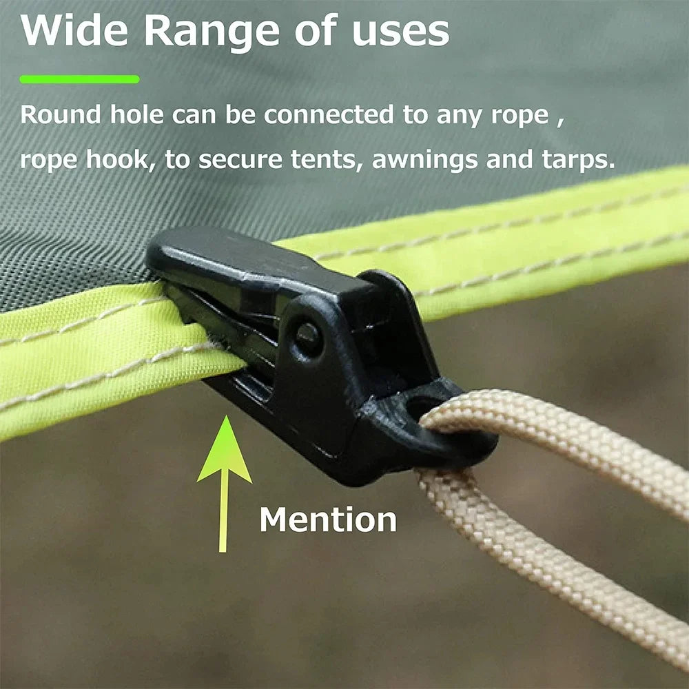 Electric Tarpaulin Crocodile Tent Clip For Camping Awning