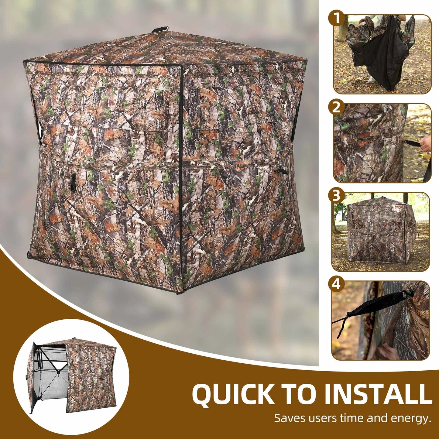 Guangdong 360 Degree Hunting Blind With Fully Open Door