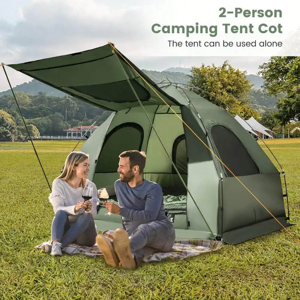 Pro Gear Sporting Goods PopUp Tent Camping Cot Air Mattress