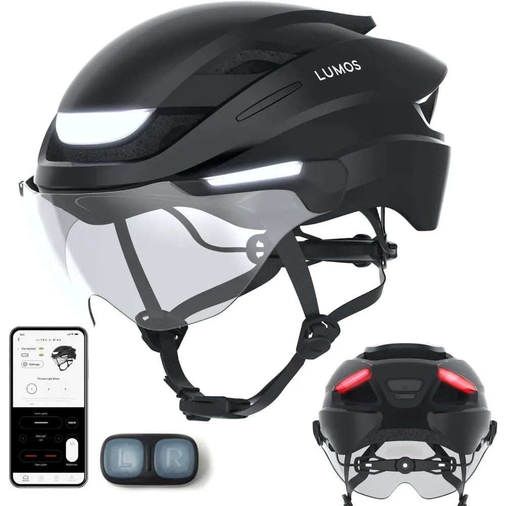Smart Bike Helmet With LED Lights And App