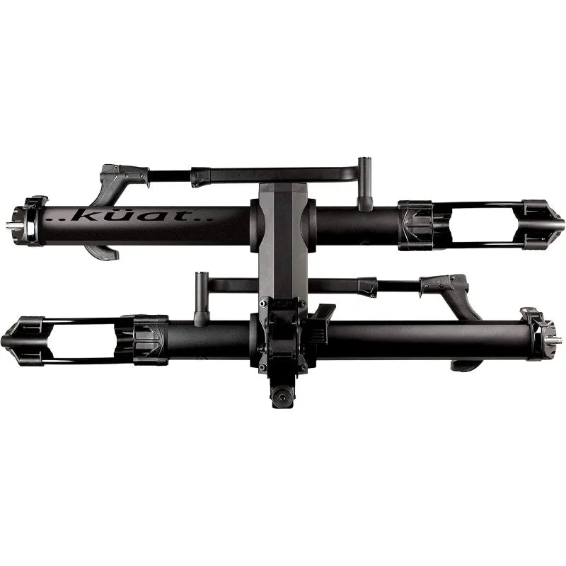 YTYIN Hitch Mounted Two Bike Rack All Metal Carrier