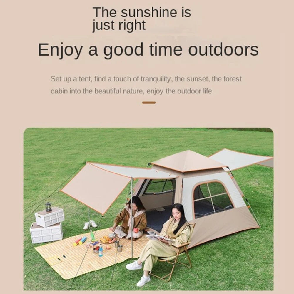 Pro Gear Sporting Goods One Touch Ridge Tent 3 To 8 People