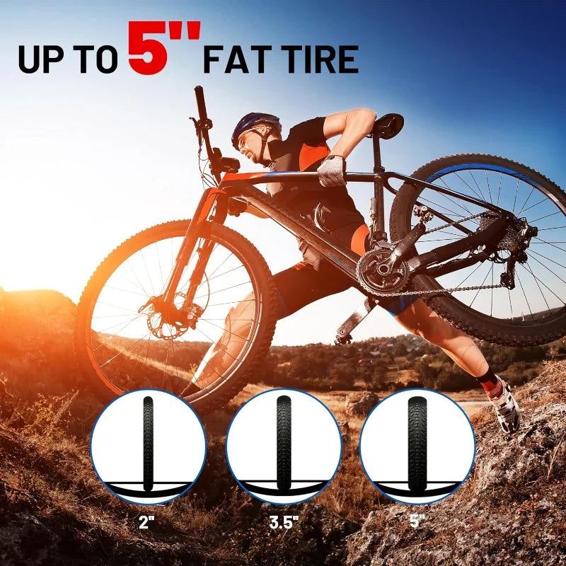 YTYIN Foldable 2 Bike Hitch Rack High Capacity Carry