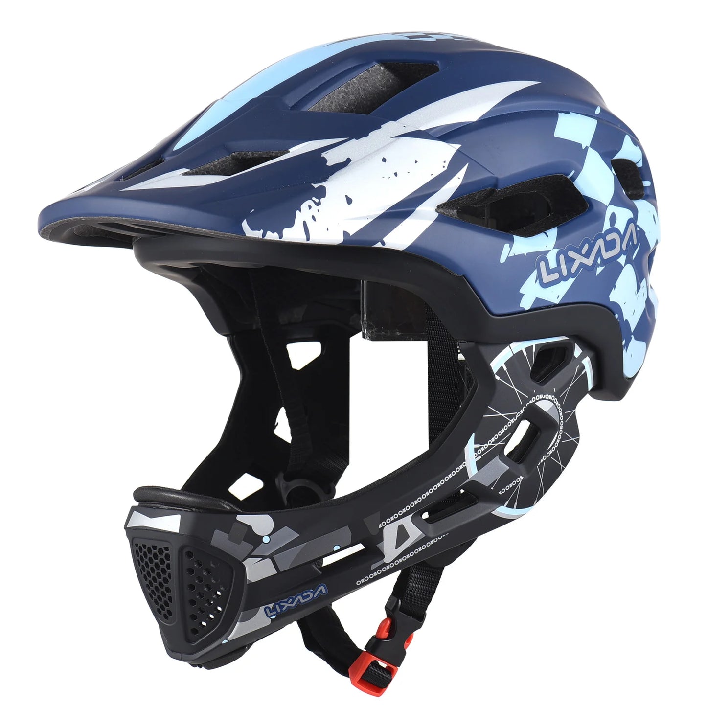 Kids Detachable Full Face Bicycle Helmet