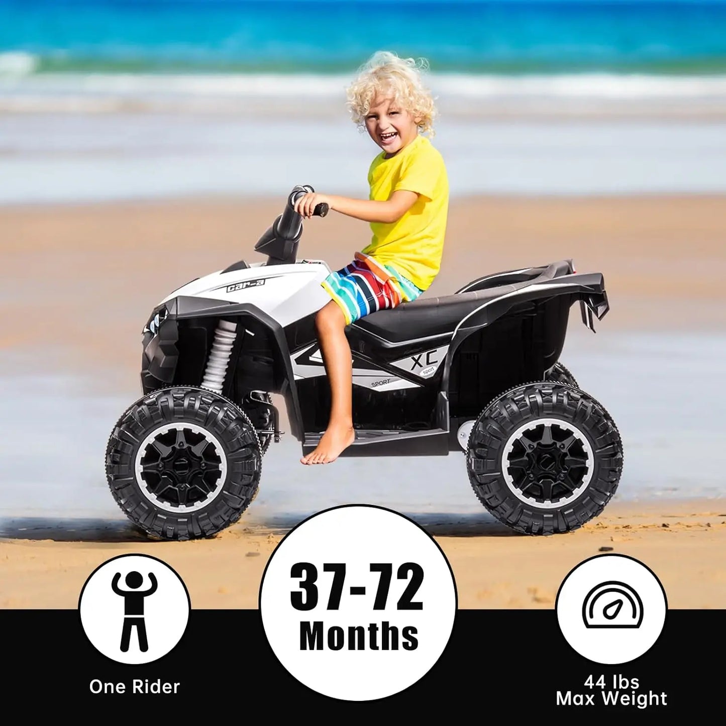 12V Kids Ride On ATV Four Wheeler Electric Vehicle Toy Car