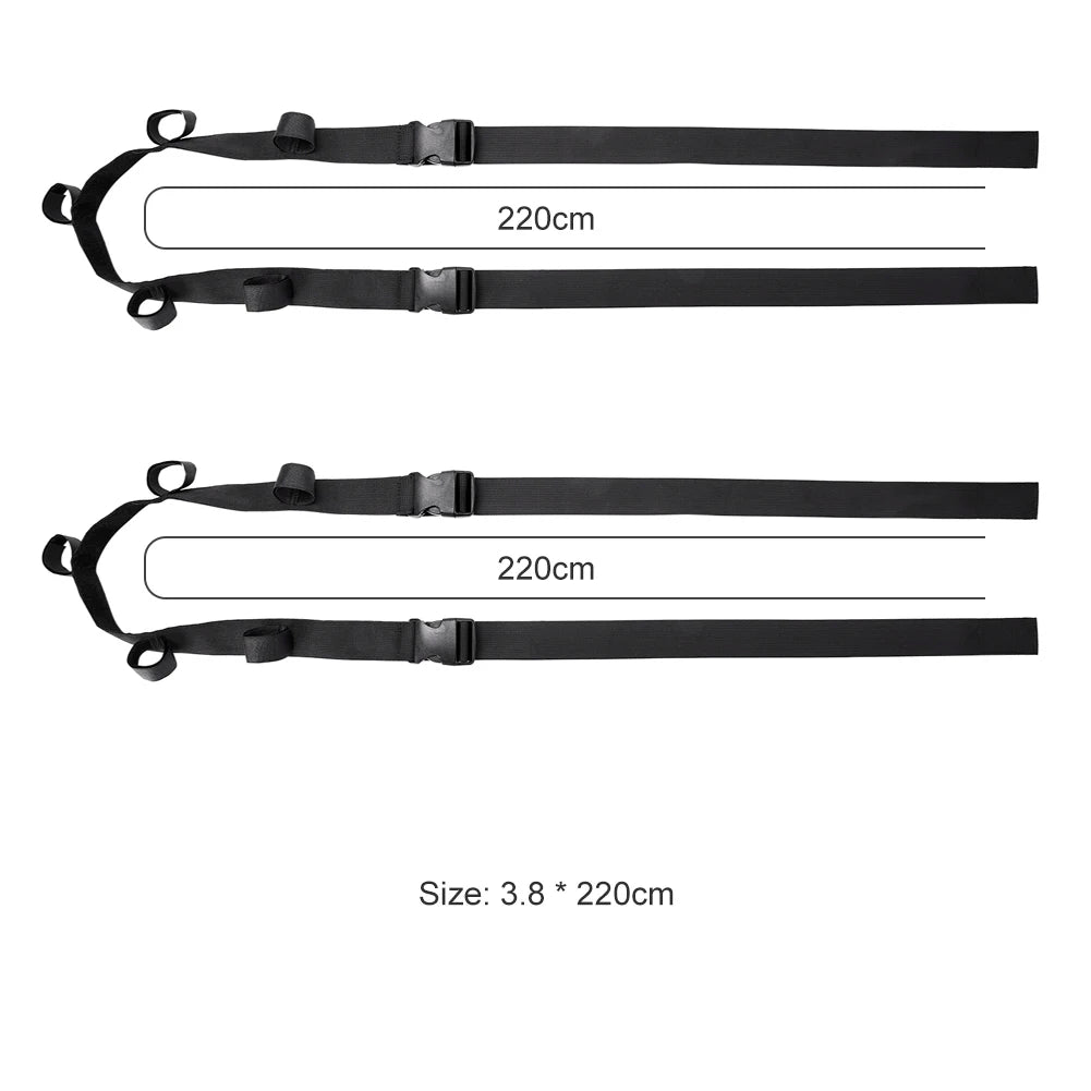 Apwikoger Vehicle Fishing Rod Carrier Strap Holder Secure