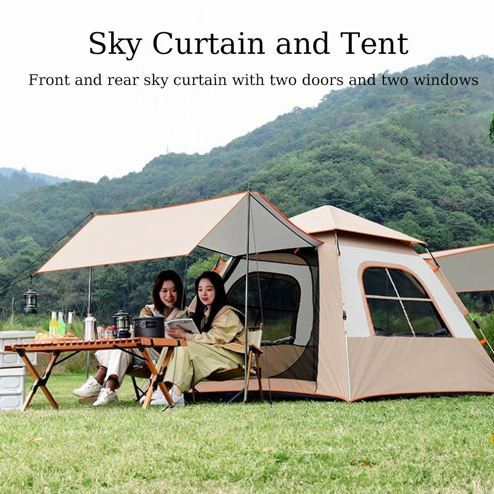 Pro Gear Sporting Goods One Touch Ridge Tent 3 To 8 People
