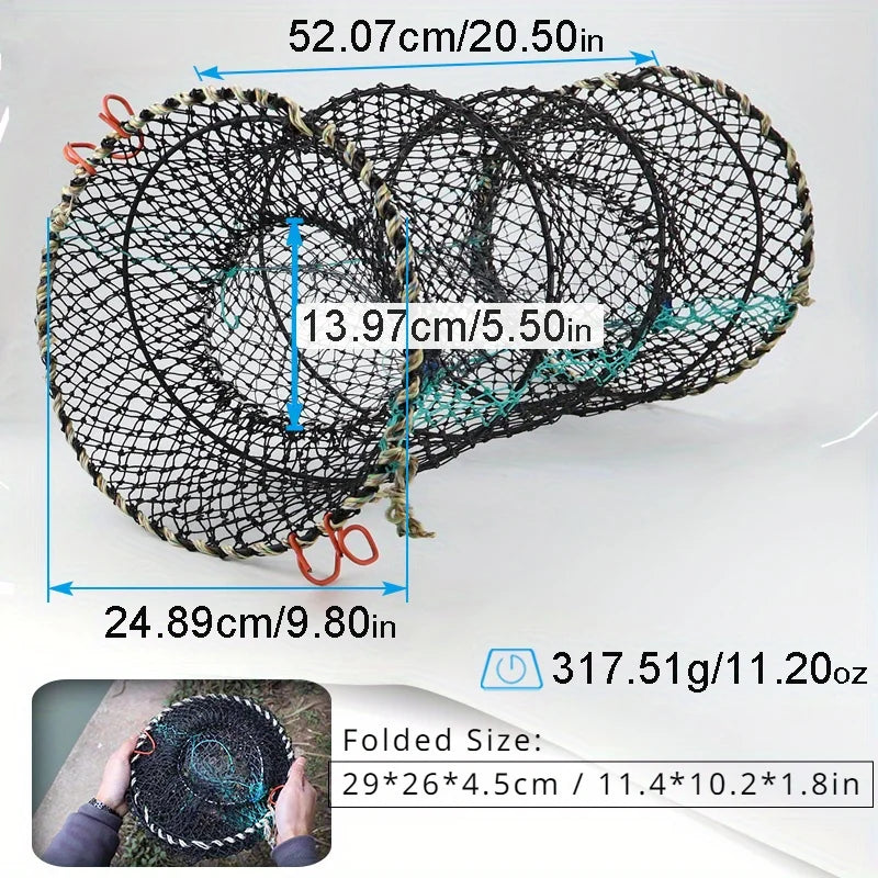 Hign Concerned Collapsible Crab Minnow Trap With Rope