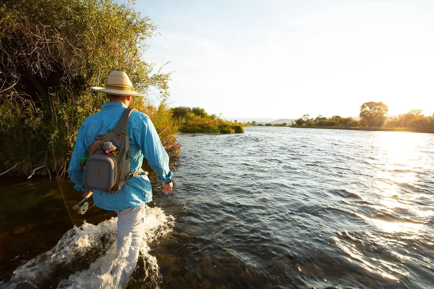 Hign Concerned Summit Fly Fishing Sling Pack Hypalon