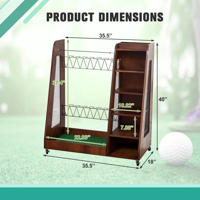 Pro Gear Golf Bag Organizer For Garage And Car Storage