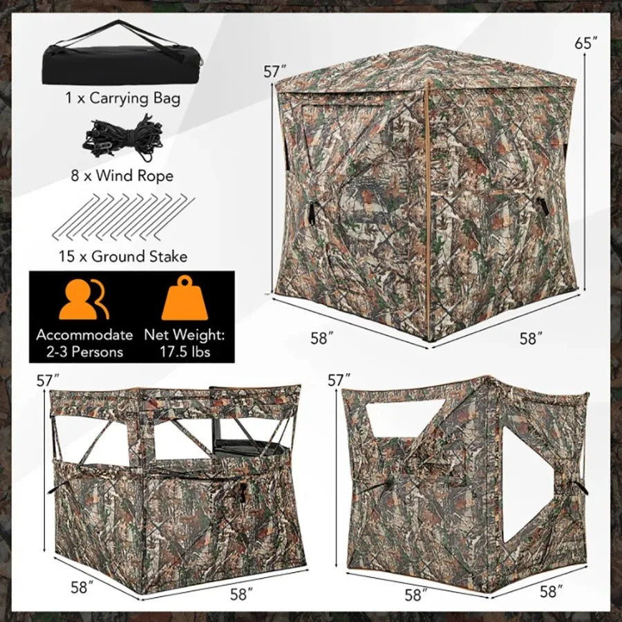 Hignconcerned Five In One Detachable Hunting Blind Skylight