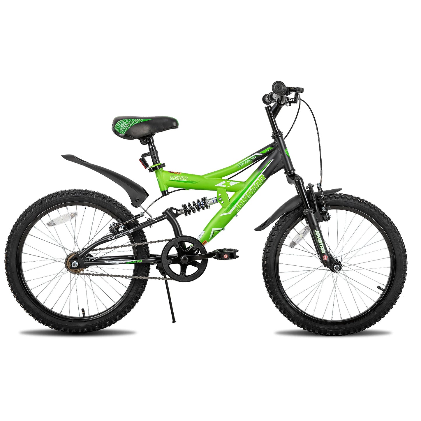 JOYSTAR Kids Mountain Bike Dual Suspension For Ages 5 To 13 With Steel Frame And Durable Braking